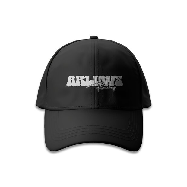 Arlows Basecap Racing Washed Black